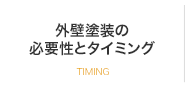 外壁塗装の必要性とタイミング